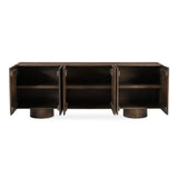Modern European furniture - Neem Wood 6-Door Sideboard - www.oroa.com