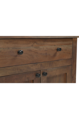 Modern European furniture - Wooden 2-Door Charging Nightstand - www.oroa.com