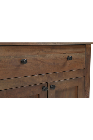 Wooden 2-Door Charging Nightstand | Novi Living Gene | Oroa.com