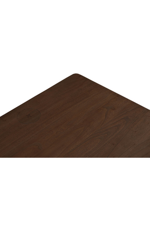 2-Drawer Wooden Charging Nightstand | Novi Living Lottie | Oroa.com