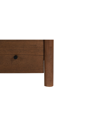 2-Drawer Wooden Charging Nightstand | Novi Living Lottie | Oroa.com