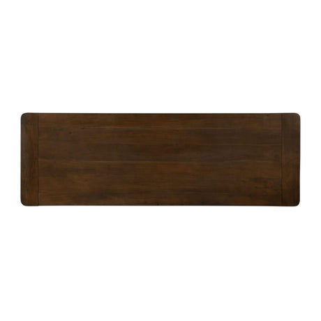 Brown Acacia Wood Dining Table | Novi Living Wilson  - www.oroa.com