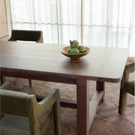 Brown Acacia Wood Dining Table | Novi Living Wilson  - www.oroa.com