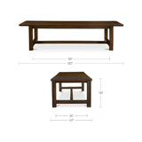 Brown Acacia Wood Dining Table | Novi Living Wilson