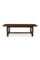 Modern European furniture - Brown Acacia Wood Dining Table S - www.oroa.com
