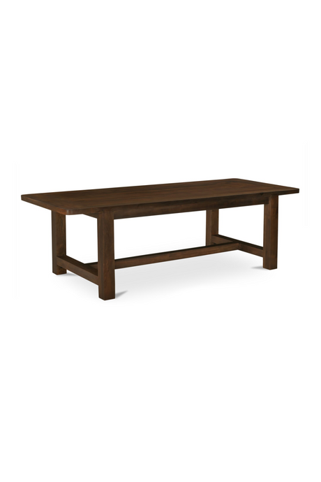 Modern European furniture - Brown Acacia Wood Dining Table S - www.oroa.com