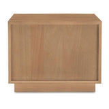 Modern European furniture - Natural Hardwood 2-Drawer Nightstand - www.oroa.com