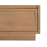 Modern European furniture - Natural Hardwood 2-Drawer Nightstand - www.oroa.com