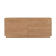 Modern or European furniture - Natural Hardwood 6-Drawer Dresser - www.oroa.com