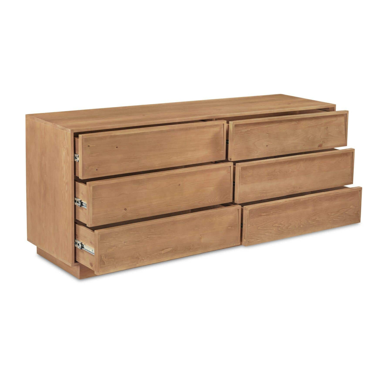 Modern or European furniture - Natural Hardwood 6-Drawer Dresser - www.oroa.com
