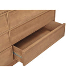 Modern or European furniture - Natural Hardwood 6-Drawer Dresser - www.oroa.com