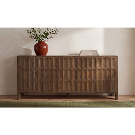 Carved Oak 5-Door Sideboard | Novi Living Roland