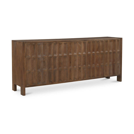 Carved Oak 5-Door Sideboard | Novi Living Roland