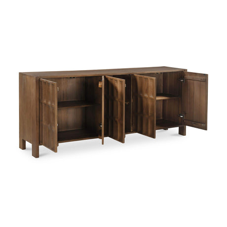 Carved Oak 5-Door Sideboard | Novi Living Roland