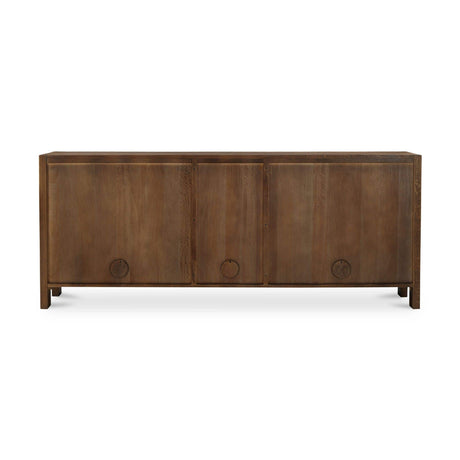 Carved Oak 5-Door Sideboard | Novi Living Roland