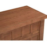 Modern European furniture - Oak Carved 2-Drawer Nightstand - www.oroa.com