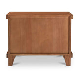 Modern European furniture - Oak Carved 2-Drawer Nightstand - www.oroa.com
