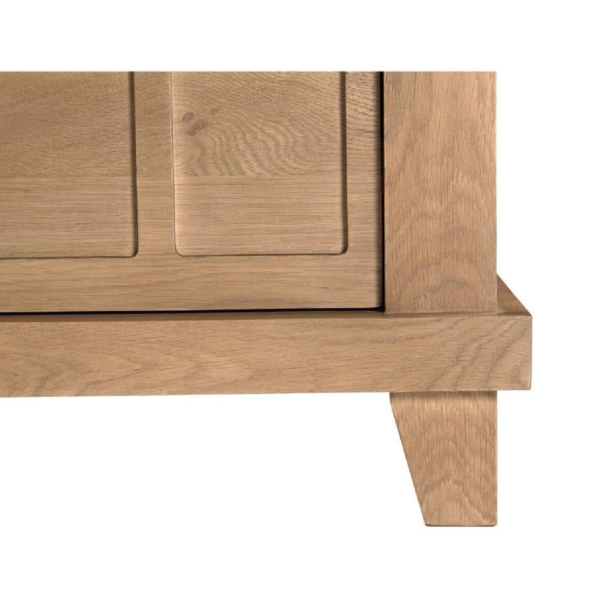 Modern European furniture - Oak Carved 2-Drawer Nightstand - www.oroa.com