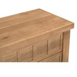 Modern European furniture - Oak Carved 2-Drawer Nightstand - www.oroa.com