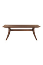 Modern European furniture - Walnut Rectangular Dining Table - www.oroa.com