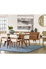 Modern European furniture - Walnut Rectangular Dining Table - www.oroa.com