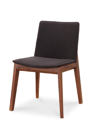 Modern European furniture - American Walnut Framed Dining Chairs (2) - www.oroa.com