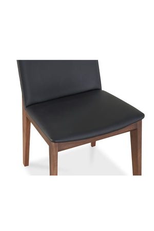 Modern European furniture - American Walnut Framed Dining Chairs (2) - www.oroa.com