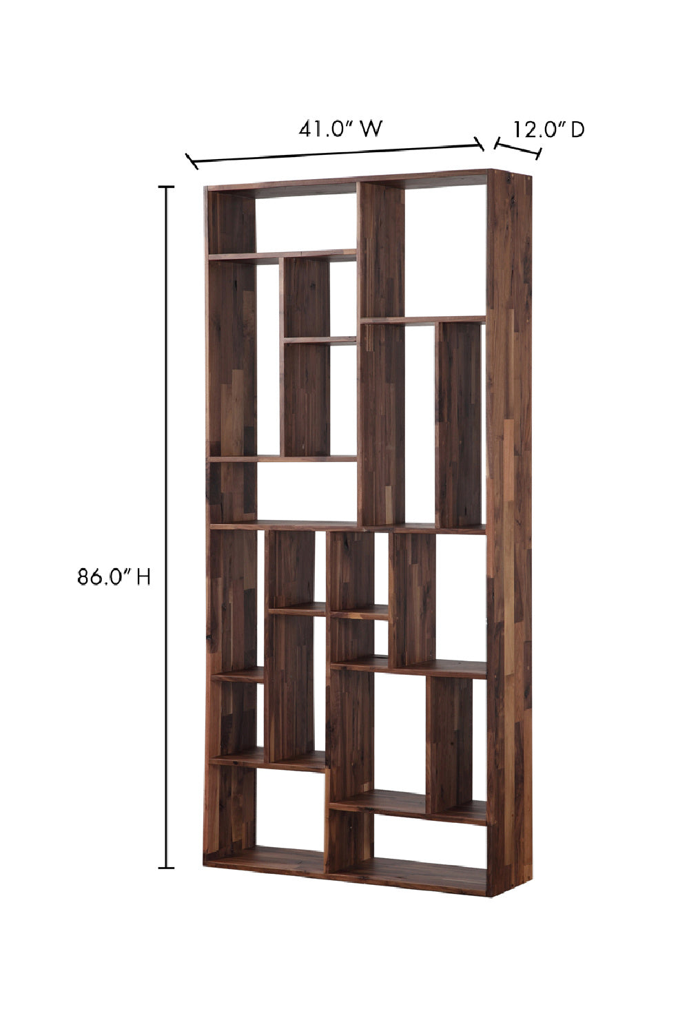 Solid Walnut Display Shelf | Novi Living Redemption | Oroa.com