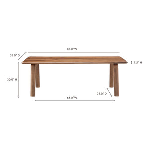   Modern European furniture - Wooden Minimalist Dining Table - www.oroa.com | Oroa.com