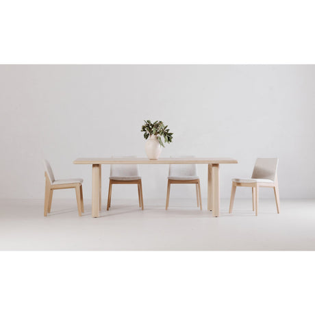 Modern European furniture - Wooden Minimalist Dining Table - www.oroa.com