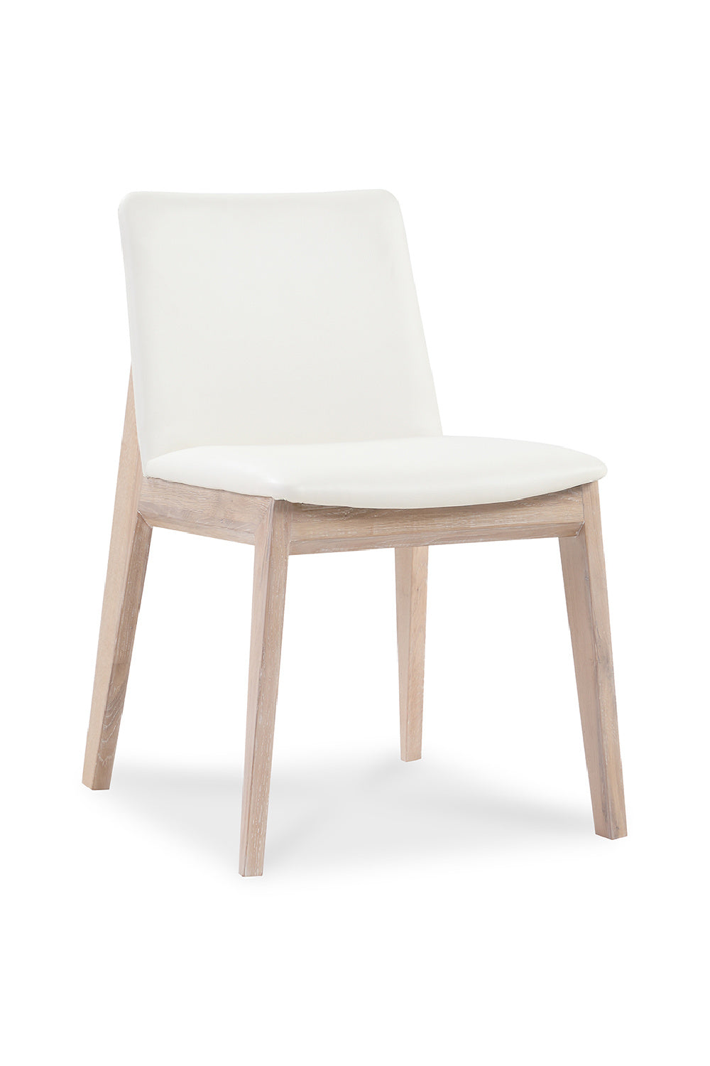 Modern European furniture - Oak Framed Padded Dining Chairs (2) - www.oroa.com