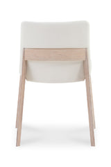Modern European furniture - Oak Framed Padded Dining Chairs (2) - www.oroa.com