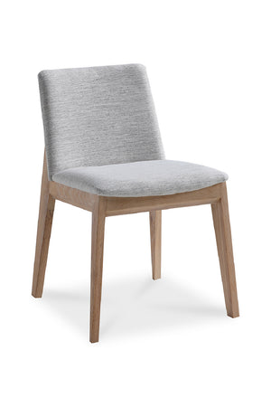 Modern European furniture - Oak Framed Padded Dining Chairs (2) - www.oroa.com