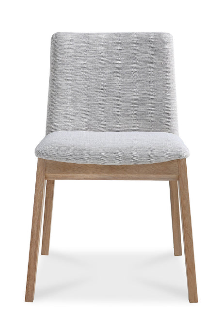Modern European furniture - Oak Framed Padded Dining Chairs (2) - www.oroa.com