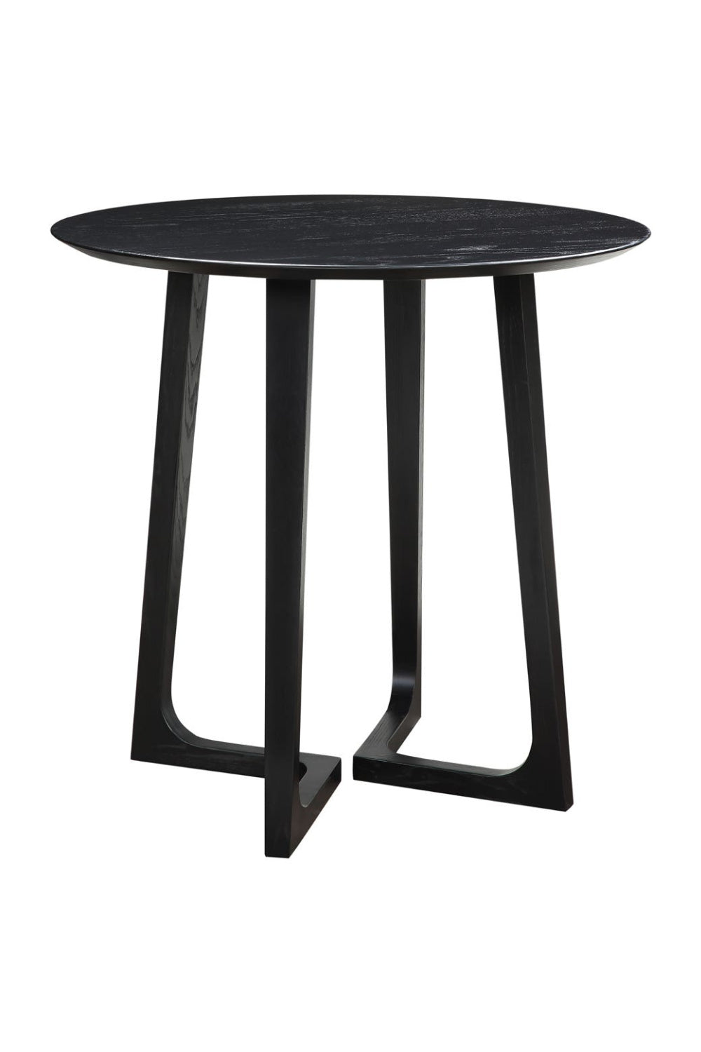 Black Solid Ash Counter Table | Novi Living Godenza