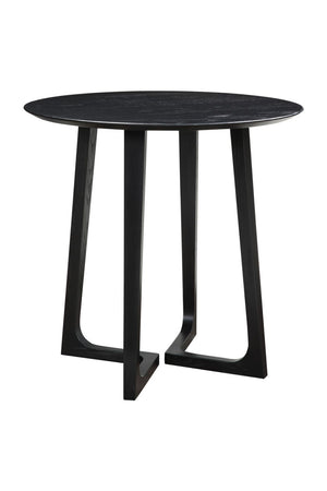 Black Solid Ash Counter Table | Novi Living Godenza