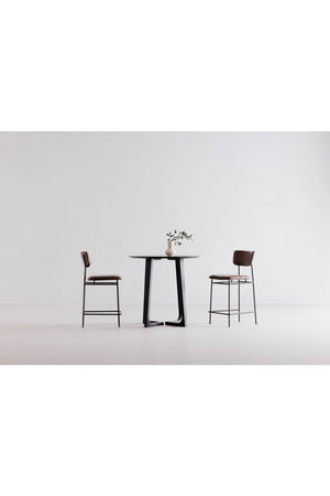 Black Solid Ash Counter Table | Novi Living Godenza