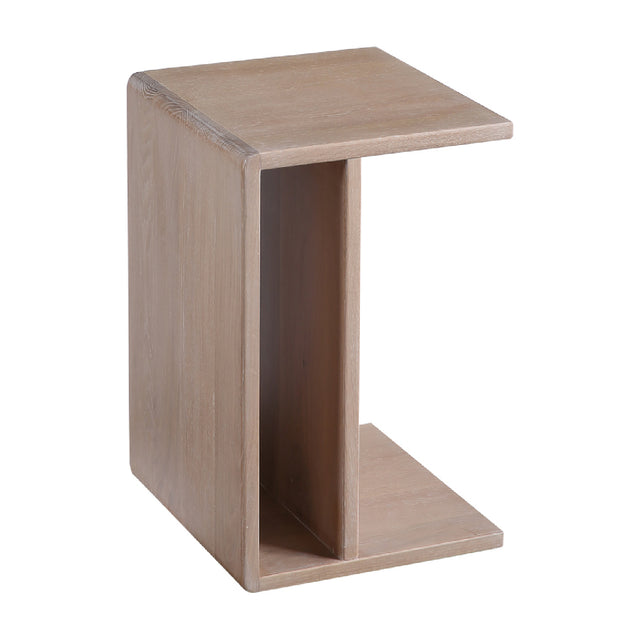 Modern European furniture - Japandi Wooden Accent Table - www.oroa.com