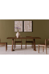 Modern European furniture - Rectangular Wooden Dining Table - www.oroa.com