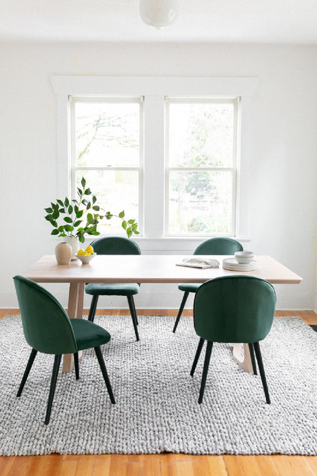 Modern European furniture - Rectangular Wooden Dining Table - www.oroa.com
