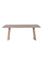Modern European furniture - Rectangular Wooden Dining Table - www.oroa.com