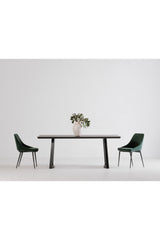 Modern European furniture - Rectangular Wooden Dining Table - www.oroa.com
