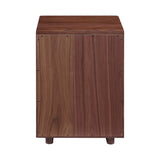 Modern European furniture - Solid Wood 1-Drawer Nightstand - www.oroa.com
