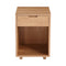 Modern European furniture - Solid Wood 1-Drawer Nightstand - www.oroa.com