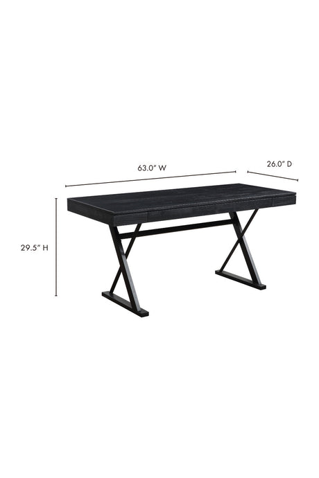 Modern European furniture - Trestle Framed Wooden Desk - www.oroa.com