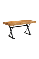 Modern European furniture - Trestle Framed Wooden Desk - www.oroa.com
