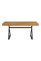 Modern European furniture - Trestle Framed Wooden Desk - www.oroa.com