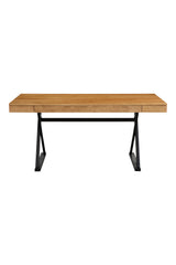 Modern European furniture - Trestle Framed Wooden Desk - www.oroa.com