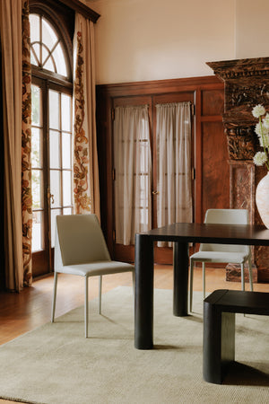 Black Oak Dining Table | Novi Living Post | Oroa.com
