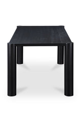 Modern European furniture - Black Oak Dining Table - www.oroa.com